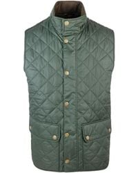 Barbour - Gilet New Lowerdale Sage - Lyst