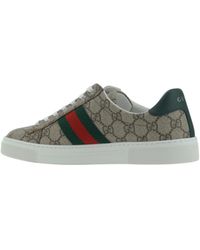 Gucci - Sneakers With Gg Monogram And Web Detail - Lyst