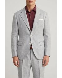 Brunello Cucinelli - Light Linen Wool Blazer - Lyst