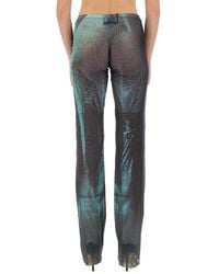 Jean Paul Gaultier - Mesh Pants Polyamide Trousers - Lyst
