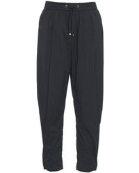 Herno - Lightweight Drawstring Cropped Trousers - Lyst