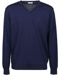 Ballantyne - Plain V Neck Sweater - Lyst