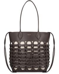 Ferragamo - Tote Bag Gancini M Calf Leather; Lining: Linen - Lyst