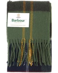 Barbour - Wool Scarf - Lyst