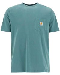 Carhartt - T Shirt With Chest Pocket - Lyst