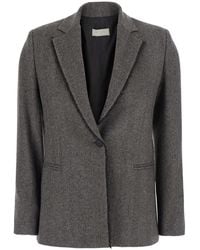 Antonelli - Single Breasted Gotland Blazer Blazers - Lyst