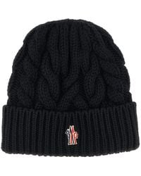 Moncler - Braided Wool Beanie - Lyst