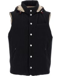 Brunello Cucinelli - Wool Sleeveless Jacket Clothing - Lyst