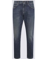 Dolce & Gabbana - Logo Plaque Jeans - Lyst
