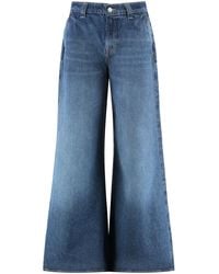 7 For All Mankind - Flared High Rise Jeans - Lyst