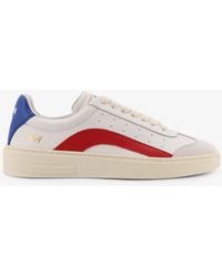 DSquared² - Rider Leather Low-Top Sneakers - Lyst