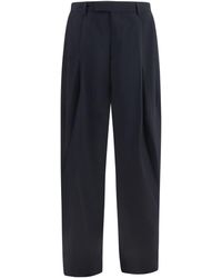 Giorgio Armani - Pants Virgin Wool Tailoring Fleece Ovis Aries - Lyst