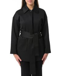 Max Mara - Single-Breasted Belted Jacket - Lyst