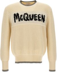 Alexander McQueen - Logo Sweater Sweater, Cardigans - Lyst
