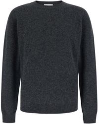 Roberto Collina - Crew Neck Wool Sweater Virgin Tops - Lyst