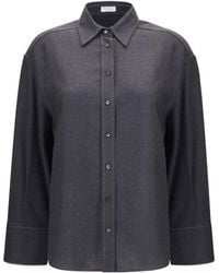 Brunello Cucinelli - Virgin Wool Shirt Fleece Ovis Aries - Lyst