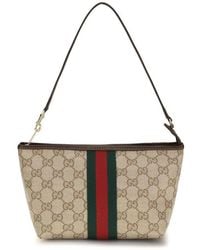 Gucci - Small Pouch With Strap And Web - Lyst