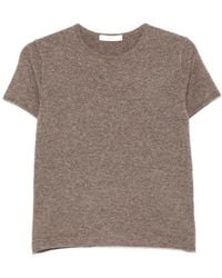 no_brand_found - Fine Knit T-Shirt Hazelnut Cashmere T-Shirts & Jerseys - Lyst