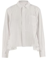 Sacai - Cotton Shirt - Lyst