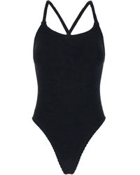 Hunza G - 'Bette' One-Piece Swimsuit With Crisscross Straps - Lyst