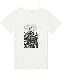 Celine - Printed Cotton T-shirt - Lyst