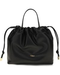 Chloé - Icons Leather Chain Shoulder Bag Lamb Ovis Aries - Lyst