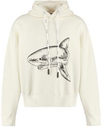 Palm Angels - Cotton Hoodie Main Cotton; Rib Jumpers - Lyst