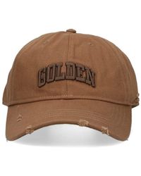 Golden Goose GGDB Embroidered Logo Baseball Cap in Black for