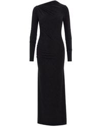 ANDAMANE - Abito Lungo Backless - Lyst