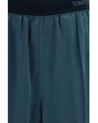 Tom Ford - Stretch Silk Satin Pants - Lyst