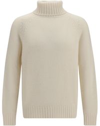 Umit Benan - Milano Cashmere Turtleneck Sweater Kashmir/Capra Hircus - Lyst