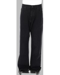 Balmain - Jeans Wide Fit Cotton - Lyst