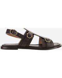 Sartore - Diver Leather Sandals - Lyst