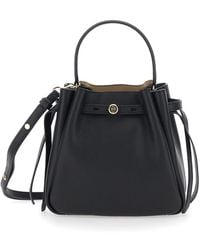 Tory Burch - Bucket Bag Romy Grained Leather - Lyst