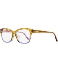 Tom Ford - Alt Fit Block Eyeglasses Tf5597-F-B 047 Melange- 54Mm Ft5597 Melange/ Plastic (Acetate) - Lyst