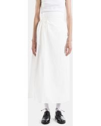 Sofie D'Hoore - Sakina Long Gathered Skirt Off- Cotton Poplin - Lyst