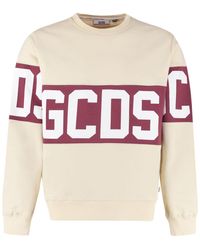 Gcds - Logo Detail Cotton Sweatshirt - Lyst