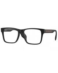 Burberry - Eyeglasses Rectangle Full Rim, Matte Frame And Clear Demo Lenses Lens Be2393D3464 Sunglasses - Lyst
