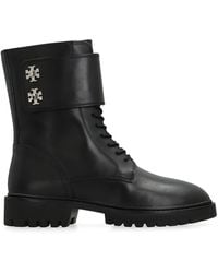 Tory Burch - Ankle Boots Turnlock Leather - Lyst