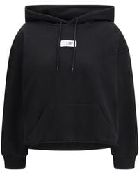 MM6 by Maison Margiela - Cotton Hoodie Sweatshirts - Lyst