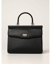 Rodo Handbag Bag In Calfskin - Black