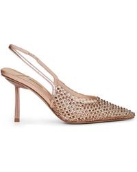 Le Silla - Gilda 80 Mm Jewelled Slingbacks - Lyst