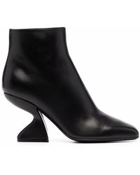 Ferragamo - Ferragamo F-Heel Sculpted Ankle Boots - Lyst
