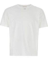 Prada - Stretch Cotton T-Shirt - Lyst