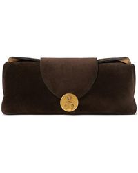Versace - Clutch Vivian Suede Tote Bags - Lyst