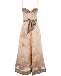 Zimmermann - Midi Dress Alchemy Silk - Lyst