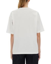Aspesi - Graphic Crew Neck T-Shirt - Lyst