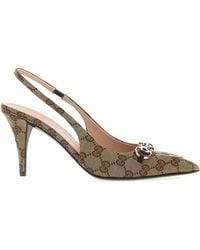 Gucci - Polyester High Heel Pumps - Lyst