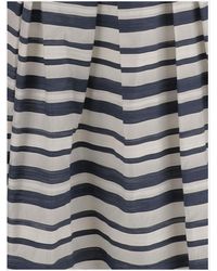 Ralph Lauren - Dress Striped Cotton Blend - Lyst