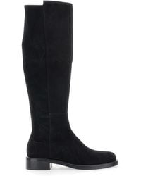 Stuart Weitzman - Knee-High Boots With Low Block Heel - Lyst